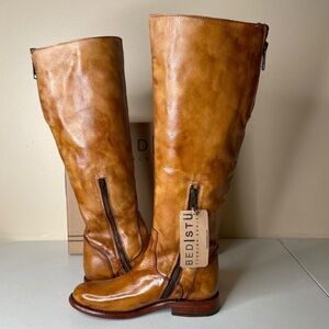 NWT BED|STU Tess Windsor Tan Glaze Riding Boots Size 7
